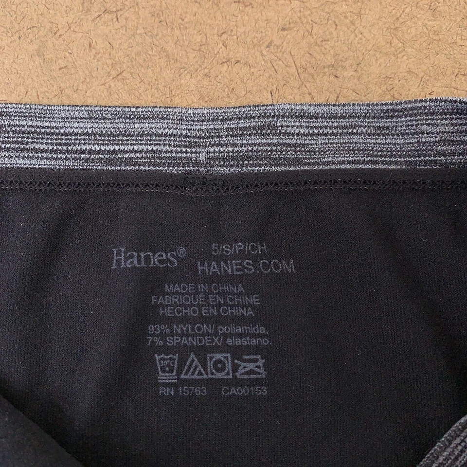 Bragas cortas Hanes para mujer talla pequeña azul negro cómodas flexibles sin costuras nuevas Foto 3 de 4