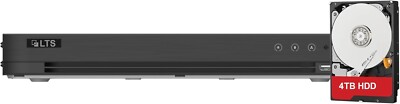 LTS TVI 16CH H.265+ TVI AHD ANALOG CVI HD DVR with 4TB HDD Installed