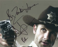 Andrew Lincoln (Rick Grimes) signed 8x10 Photo The Walking Dead AUTOGRAPH reprin