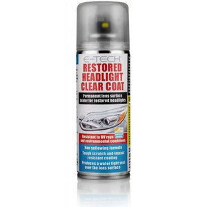 E-TECH Restored Headlight Headlamp Protect Clear Coat Lacquer Spray Sealer 200ml