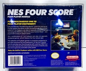 1 Box Protector for the NES FOUR SCORE Box!   See pictures! Clear Display Case
