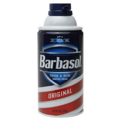 Barbasol Original Thick Rich Shaving Cream Close Shave 10 oz (Pack of 2)