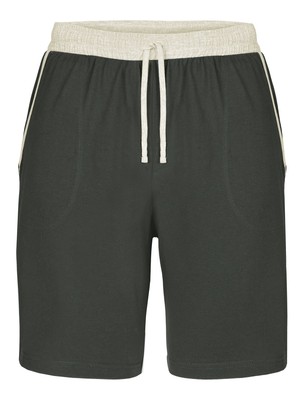 Ladeheid Herren Schlafanzughose Kurz Baumwolle Pyjamahose Nachthose Schlafshorts