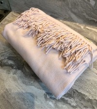 Lambswool Angora Dusky Pink Brand New Blanket