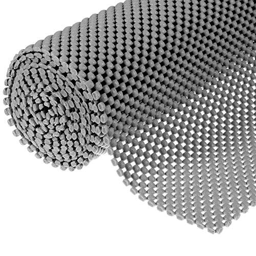Multipurpose Non-Slip Mat, Grid Pattern PVC Non-adhesive Grip Shelf Liner