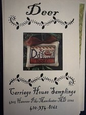 Deer by Carriage House cross stitch pattern