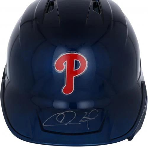 Chase Utley Philadelphia Phillies Signed Alternate Chrome Replica Batting Helmet - Image 2 of 2