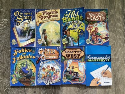 Abeka Homeschool 4th Grade Readers Book Set Of 7, 4a 4b 4c 4e 4f 4g 4h, Mastery