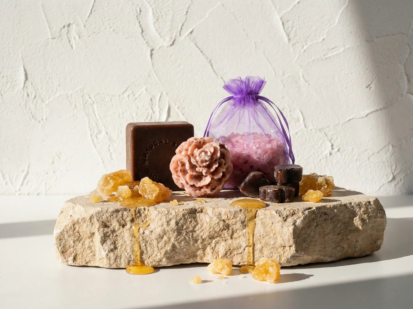 Coffret Sacré Myrrhe en Boîte Cadeau de Protection Holistique Premium