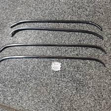 1973-87 Chevy Squarebody C/K Crew Cab Suburban Drip Rail Molding Set OEM Chrome