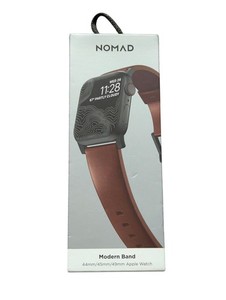 003U Nomad Modern Band Leather Apple Watch 1-9 Series, Ultra 1-2, SE 44/45/49mm 
