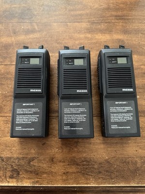 Lot 3 Maxon Citizens Band CB Radios Model 27-LP Parts Repair SEE DESCRIPTION
