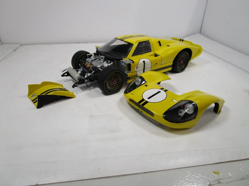 GMP 1/12 YELLOW 1967 #1 FORD GT40 MK IV NICE **ISSUE** NO BOX READ DESCIPTION - Image 4 of 4