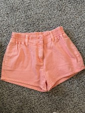 STELLA MCCARTNEY Kids' Elasticated Waist Denim Shorts In Pink 14 Years