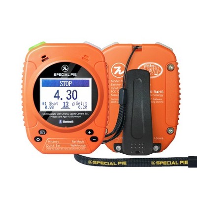 Shot Timer Bluetooth Smart Sound Sensor IPSC USPSA M1A2 Orange SPECIAL IROA