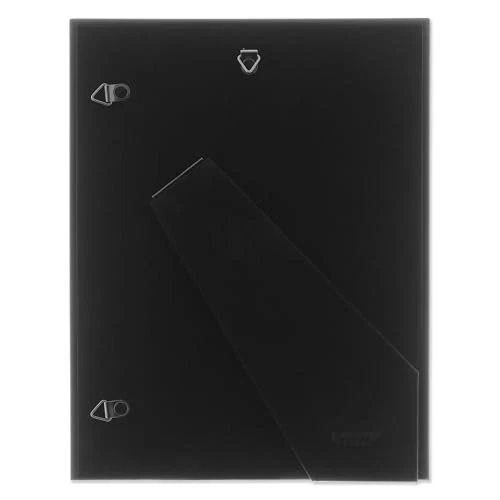 Contemporary Black Metal 8.5x11 Picture Frame Vertical Horizontal Display - Imagem 4 de 4