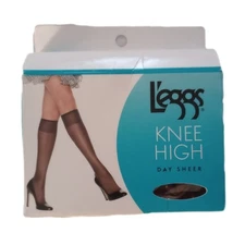 NEW Leggs Day Sheer Knee High 3pk One Size SUNTAN - DG 0001 SU