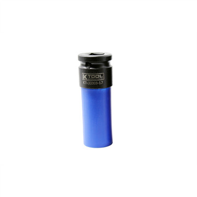  K Tool International 1/2'' Drive Spline Protective Wheel Socket, 17 mm SNL4171-C