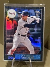 2022 Topps Chrome Ben Baller Edition - 1987 Topps Baseball Freddie Freeman
