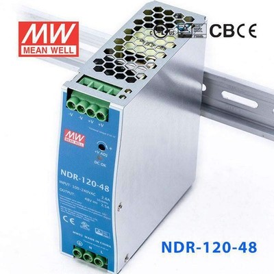 MEAN WELL NDR-120-48 Power Supply - USA Stock