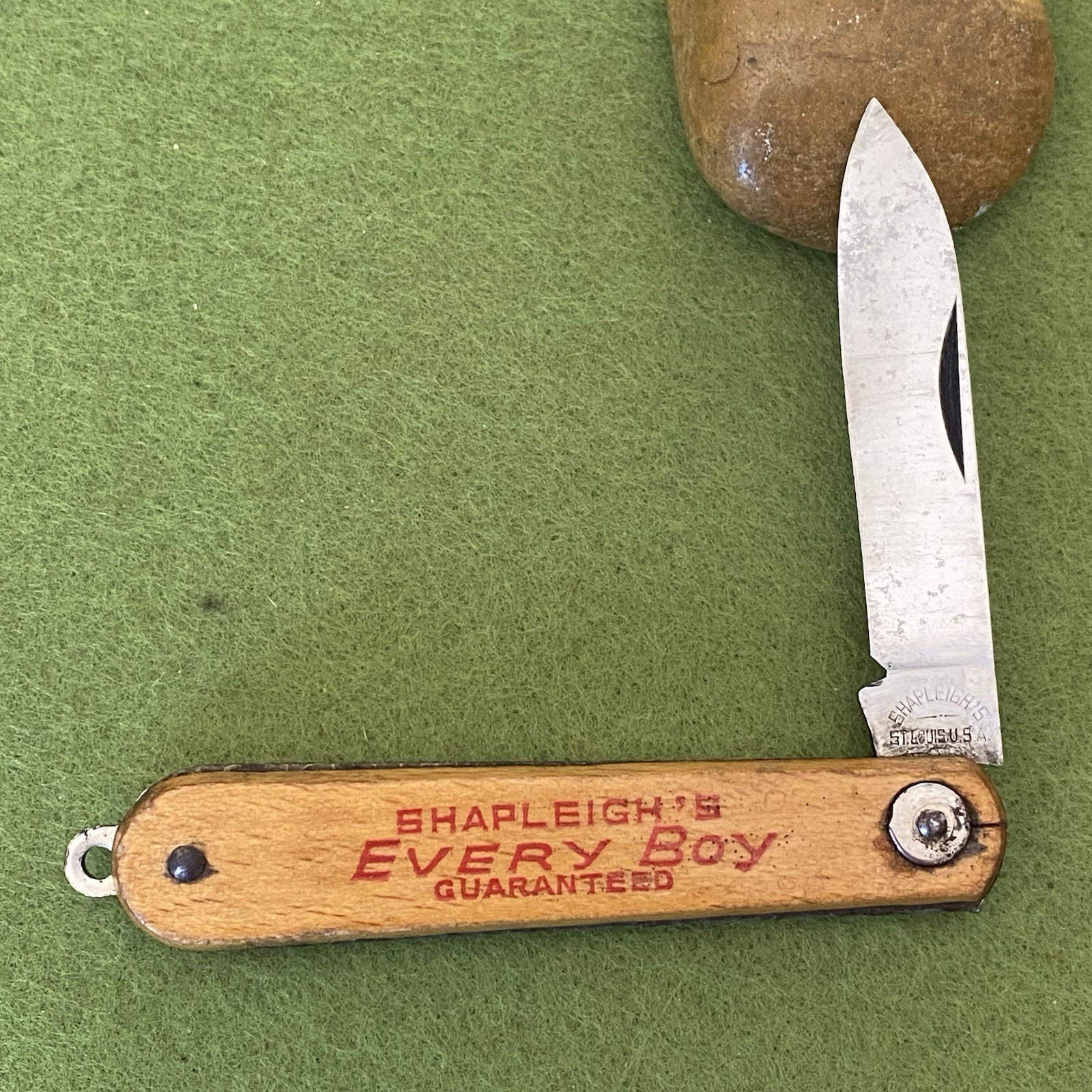 Old Vintage Shapleigh HDW Boys Jack Pocket Knife Rare