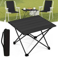 Folding Camping Table with Bag Portable Roll Up Picnic Table Garden Outdoor New