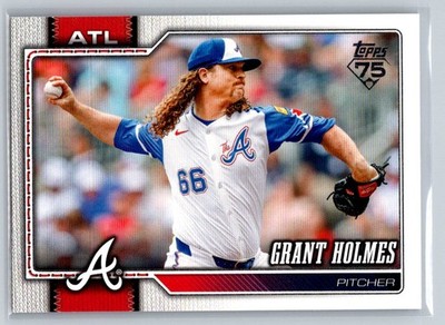 2026 Topps #182 Grant Holmes - Atlanta Braves