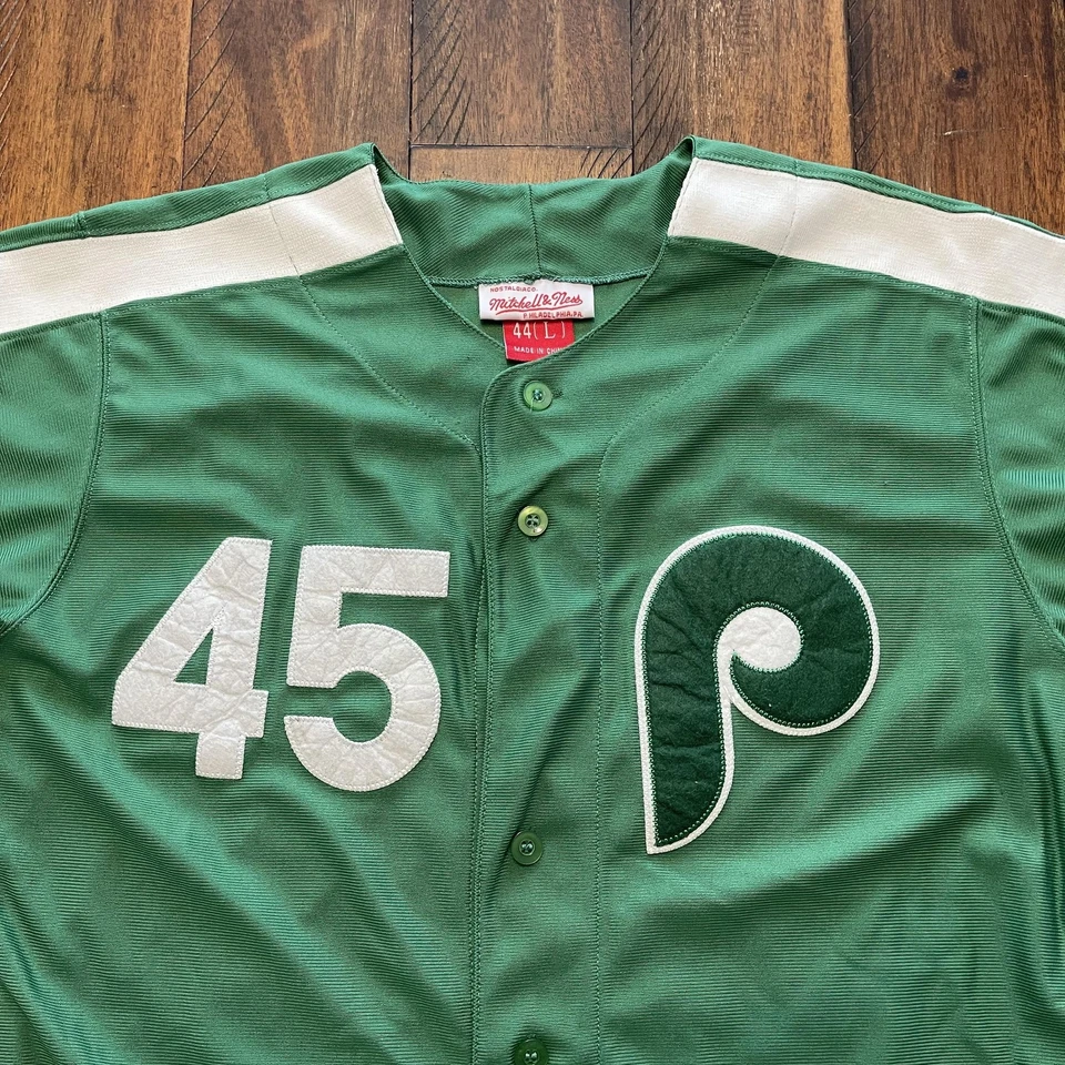 Camiseta deportiva de los Philadelphia Phillies para hombre grande verde MLB béisbol St Pats McGraw 45 Foto 3 de 4