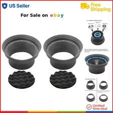 Foldable Silicone Car Speaker Baffle Kit 6.5 Inch Waterproof Sound Protection