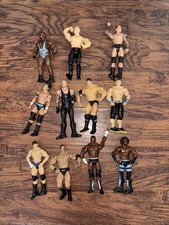 11 Vintage WWE Mattel Wrestling Figures LOT