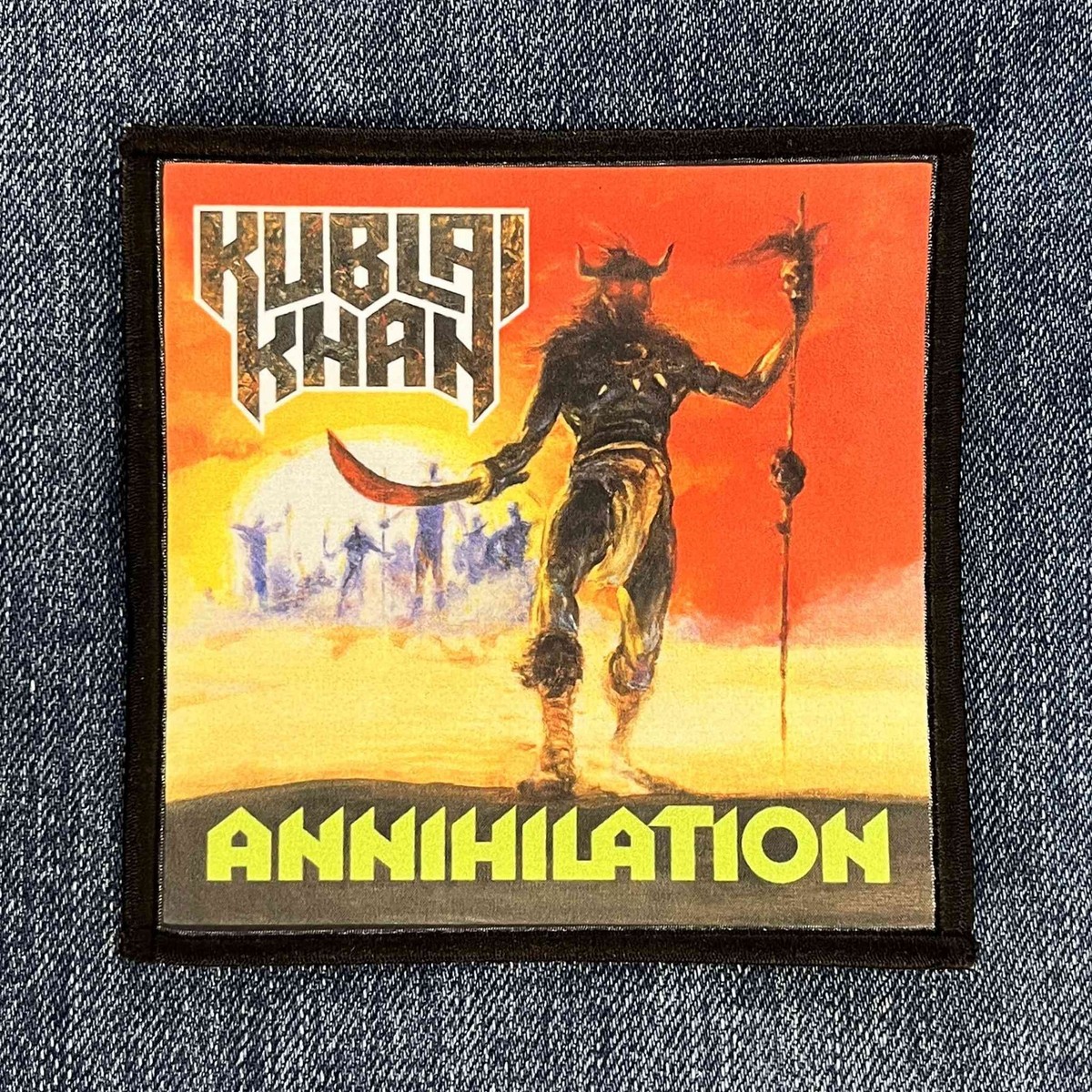Kublai Khan Annihilation Sublimated Printed Patch American