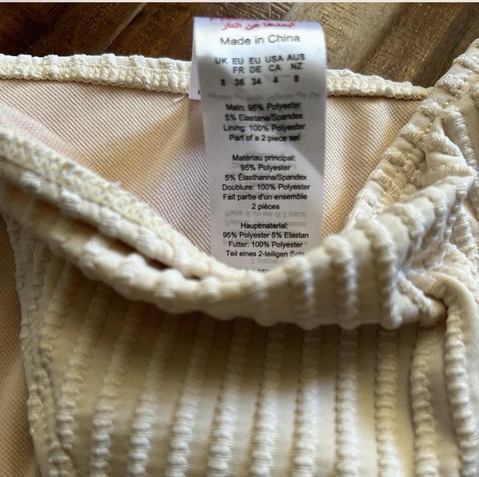 Nastygal Swim Bikini Set 2 Piece Top Bottom Women's Size 4 - Image 4 of 4