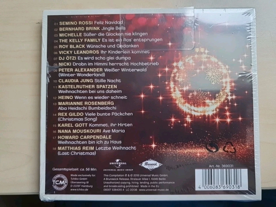 Cd ALBUM 2018 Neu, Ovp- Various - Schöne Schlager Weihnacht, MICHELLE, M. REIM - Bild 2 von 2