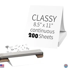 200 Sheets Thermal Printer Paper 8.5 x 11 Inch,Lasting 3 years,US Letter Size