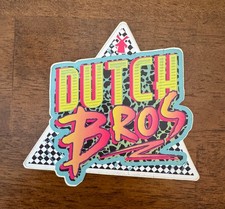 Vintage Dutch Bros Sticker retro 80 s