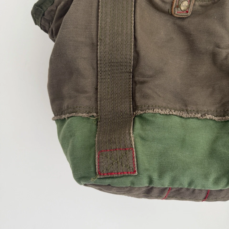 Bolso de Mano GAP De Colección Resistente Algodón Lona Utilidad Ropa de Trabajo Gorp Militar Y2K Foto 2 de 4