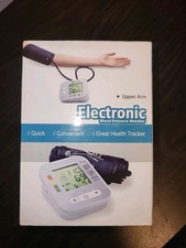 Electronic Upper Arm Cuff Blood Pressure Monitor NEW Open BOX Large LCD Display
