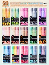 Acrylic Painting Pens Multi-Color Gel Pens 6/24/36/54/72/90 Colors Neutral Marke