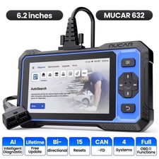 Mucar 632 Engine Abs Srs Sas Epb Obd2 Scanner Diagnostic Tool Can Fd 15services Mucar 632 Engine Abs Srs Sas Epb Obd2 Scanner Diagnostic Tool Can Fd 15services