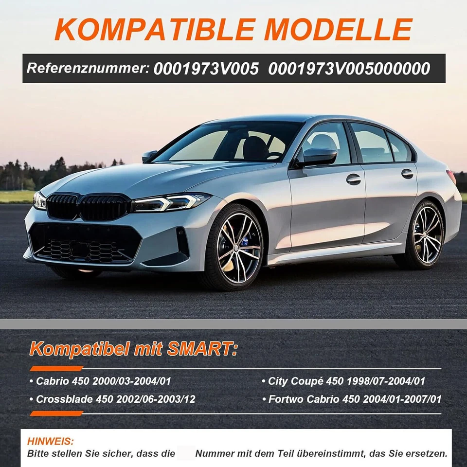 SEILZUG BOWDENZUG AUßEN-TURGRIFF REPARATUR LINKS/RECHTS für SMART 450 FORTWO DE - Bild 4 von 4