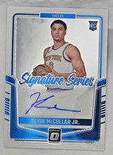 KEVIN McCULLAR Jr. 2024-25 Panini Donruss Optic Signature Series AUTO SS-MCR
