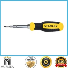 Stanley 6-in-1 Multi-Bit Screwdriver , rubermold handle