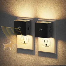 Motion Sensor Night Light, Night Lights Plug into Wall with Adjustable Brightnes