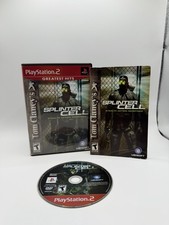 Splinter Cell Stealth Action Redefined   PlayStation 2  CIB Tested Greatest Hits