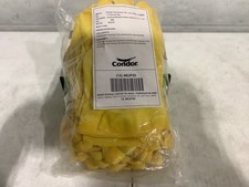 Chemical Resistant Gloves,  Natural Latex, 12 pair/bag 17 mil, Yellow, XXL