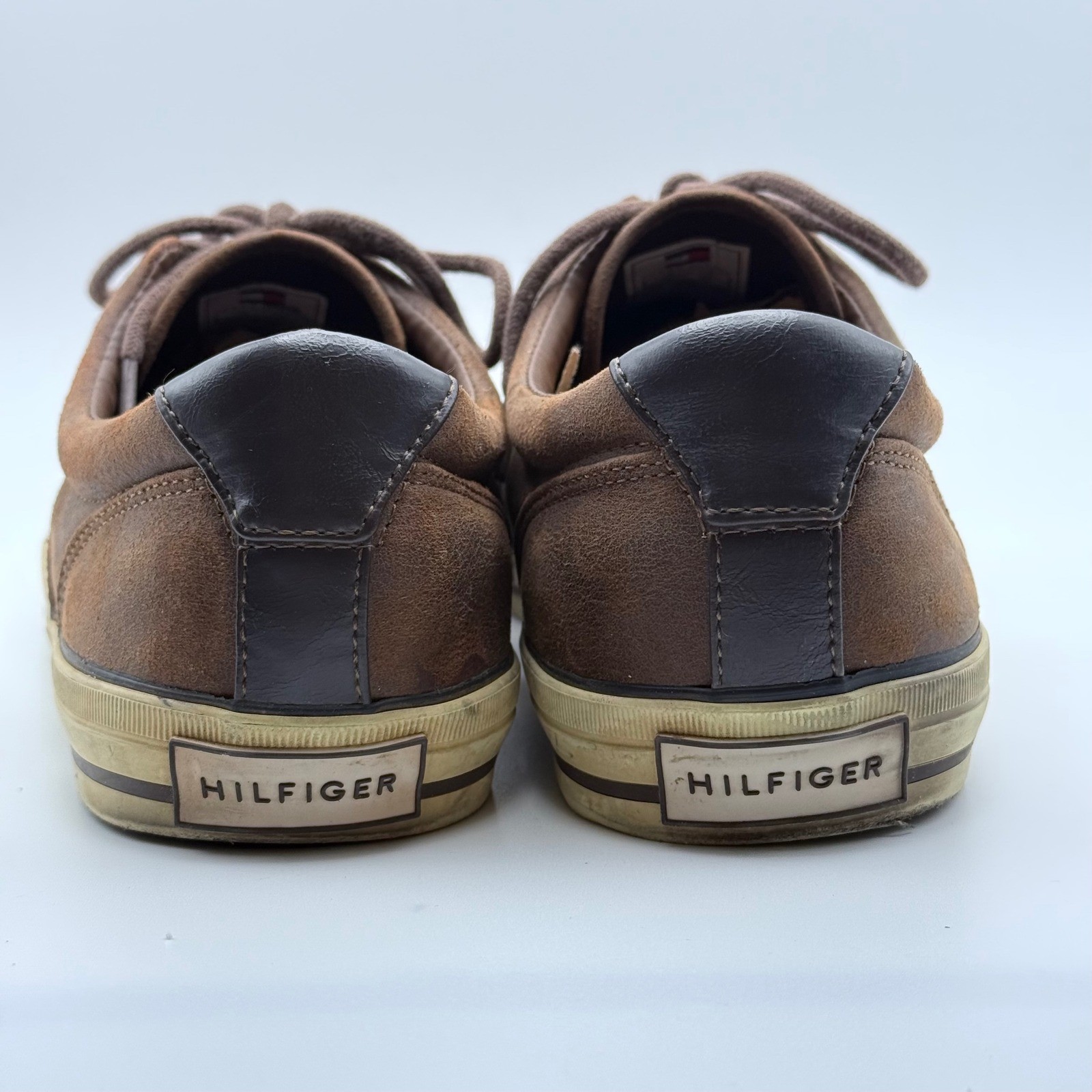 Tommy Hilfiger Helipo Brown Textile Low Top Sneakers Mens Size 12 thumbnail 4