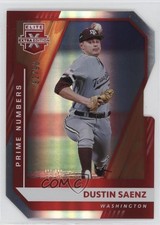 2021 Panini Elite Extra Edition Prime Numbers A Die-Cut 82/90 Dustin Saenz 2s2