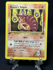 Blaine's Vulpix 66/132 Gym Challenge Regular 1st Edition