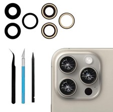 15 Pro Back Rear Camera Lens Glass Replacement for iPhone 15 Pro Camera Glass...