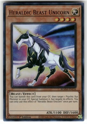 Heraldic Beast Unicorn Ultra Rare  BLMM-EN116 NM